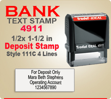 Rubber Stamp Imprint only