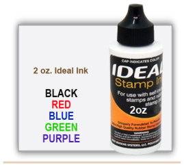 Ideal Trodat Rubber Stamp Pad Ink